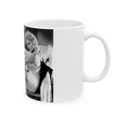Barbara Lang #33 (Vintage Female Icon) White Coffee Mug - Go Mug Yourself