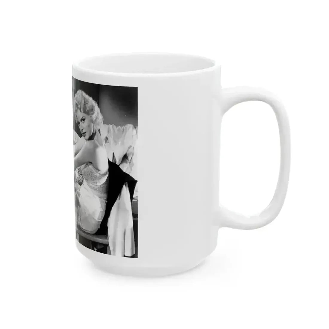Barbara Lang #33 (Vintage Female Icon) White Coffee Mug - Go Mug Yourself
