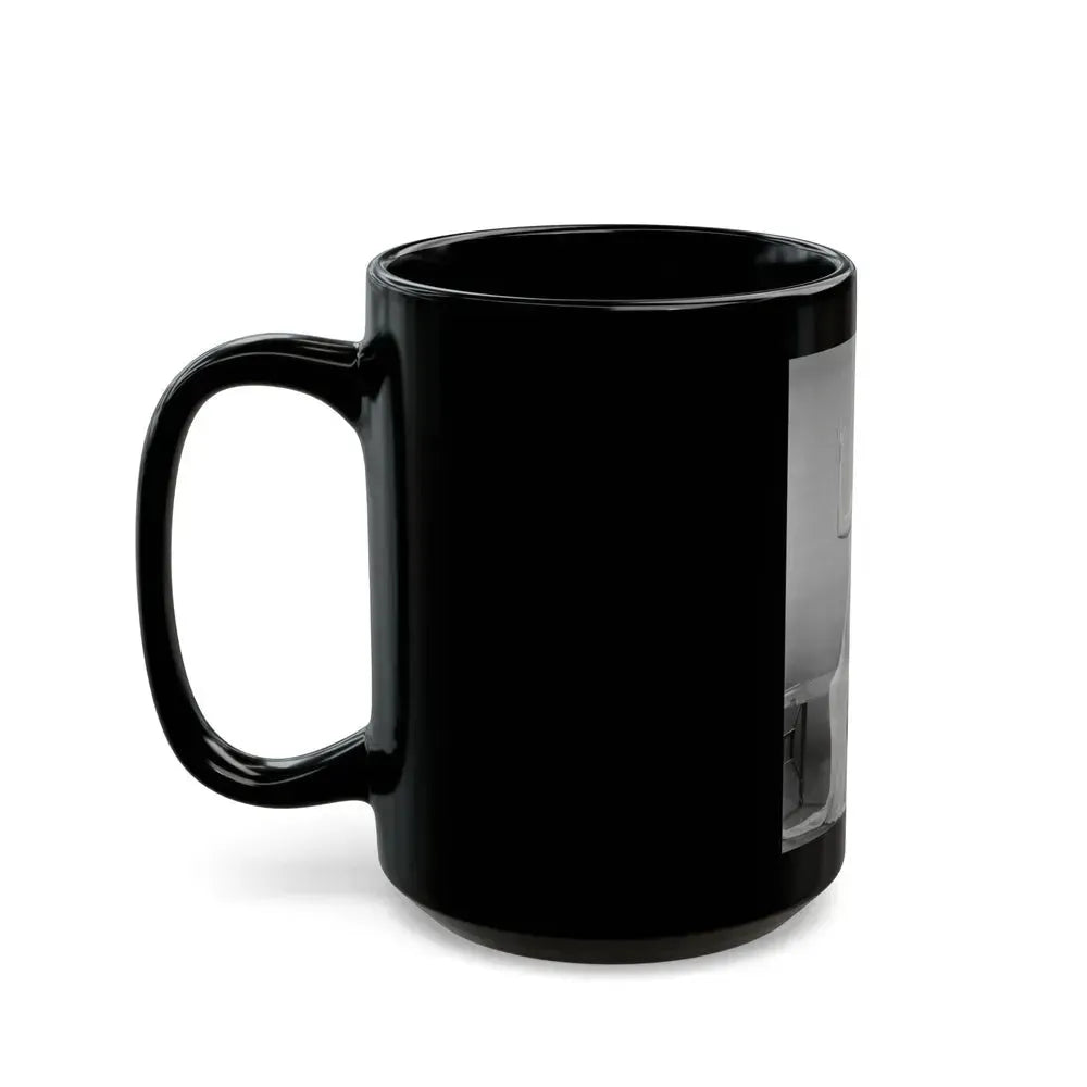 Barbara Lang #35 (Vintage Female Icon) Black Coffee Mug - Go Mug Yourself