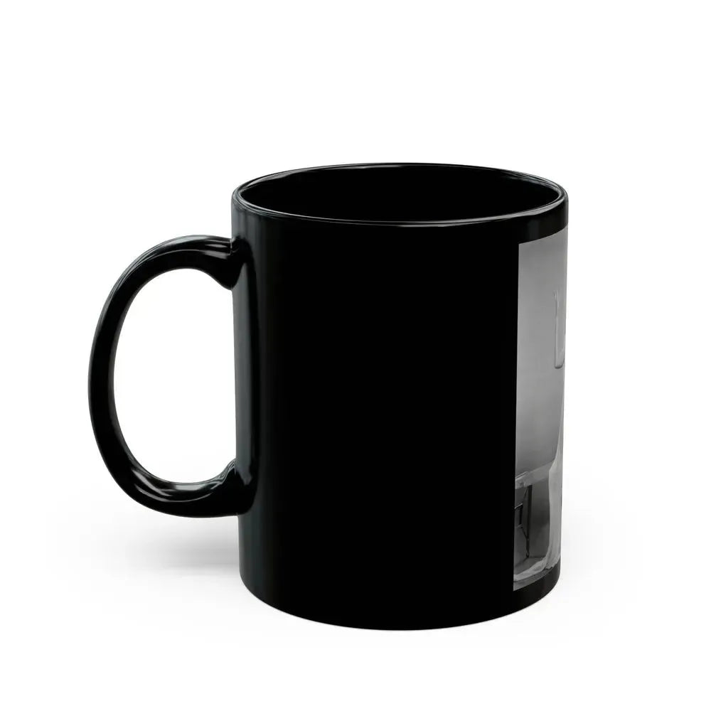 Barbara Lang #35 (Vintage Female Icon) Black Coffee Mug - Go Mug Yourself
