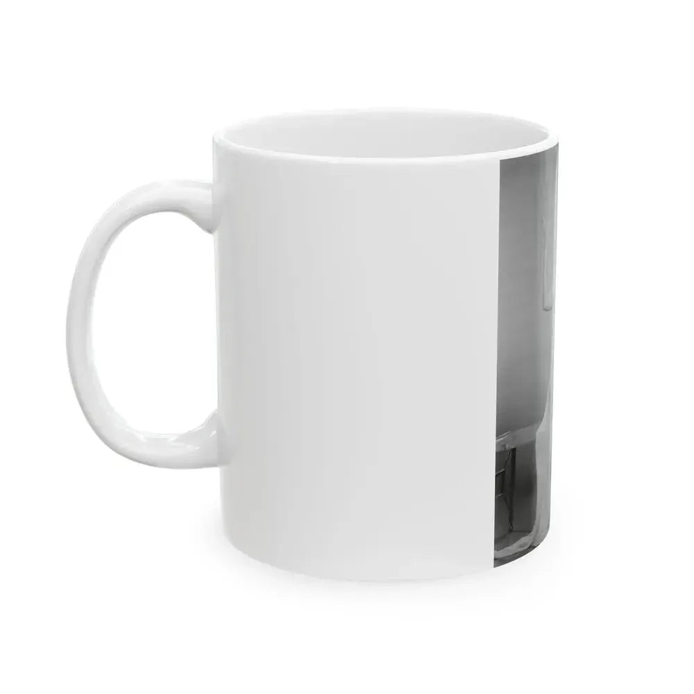 Barbara Lang #35 (Vintage Female Icon) White Coffee Mug - Go Mug Yourself