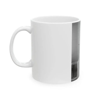 Barbara Lang #35 (Vintage Female Icon) White Coffee Mug - Go Mug Yourself