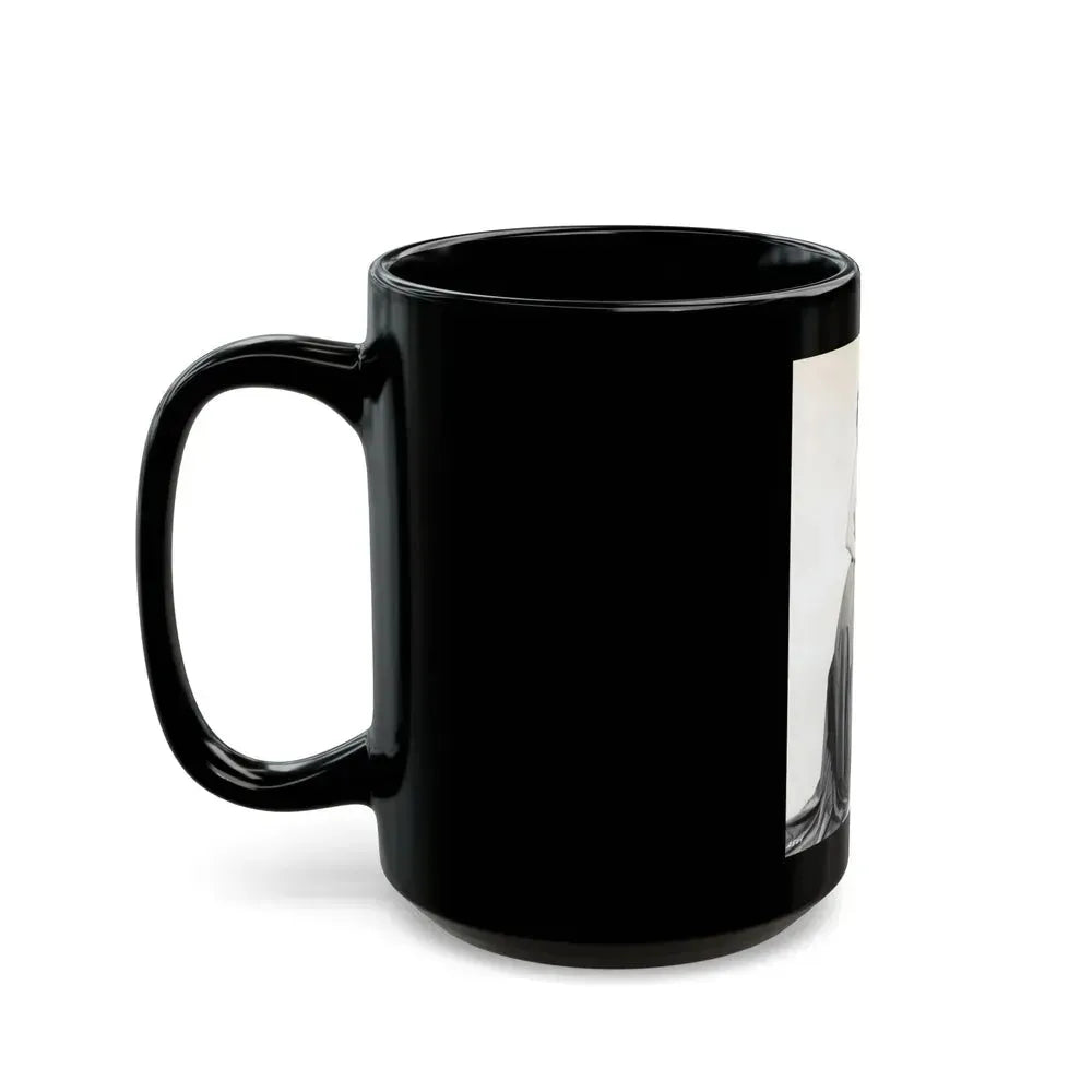 Barbara Lang #36 (Vintage Female Icon) Black Coffee Mug - Go Mug Yourself