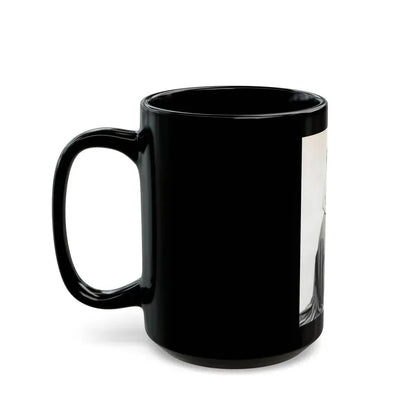 Barbara Lang #36 (Vintage Female Icon) Black Coffee Mug - Go Mug Yourself