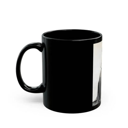 Barbara Lang #36 (Vintage Female Icon) Black Coffee Mug - Go Mug Yourself