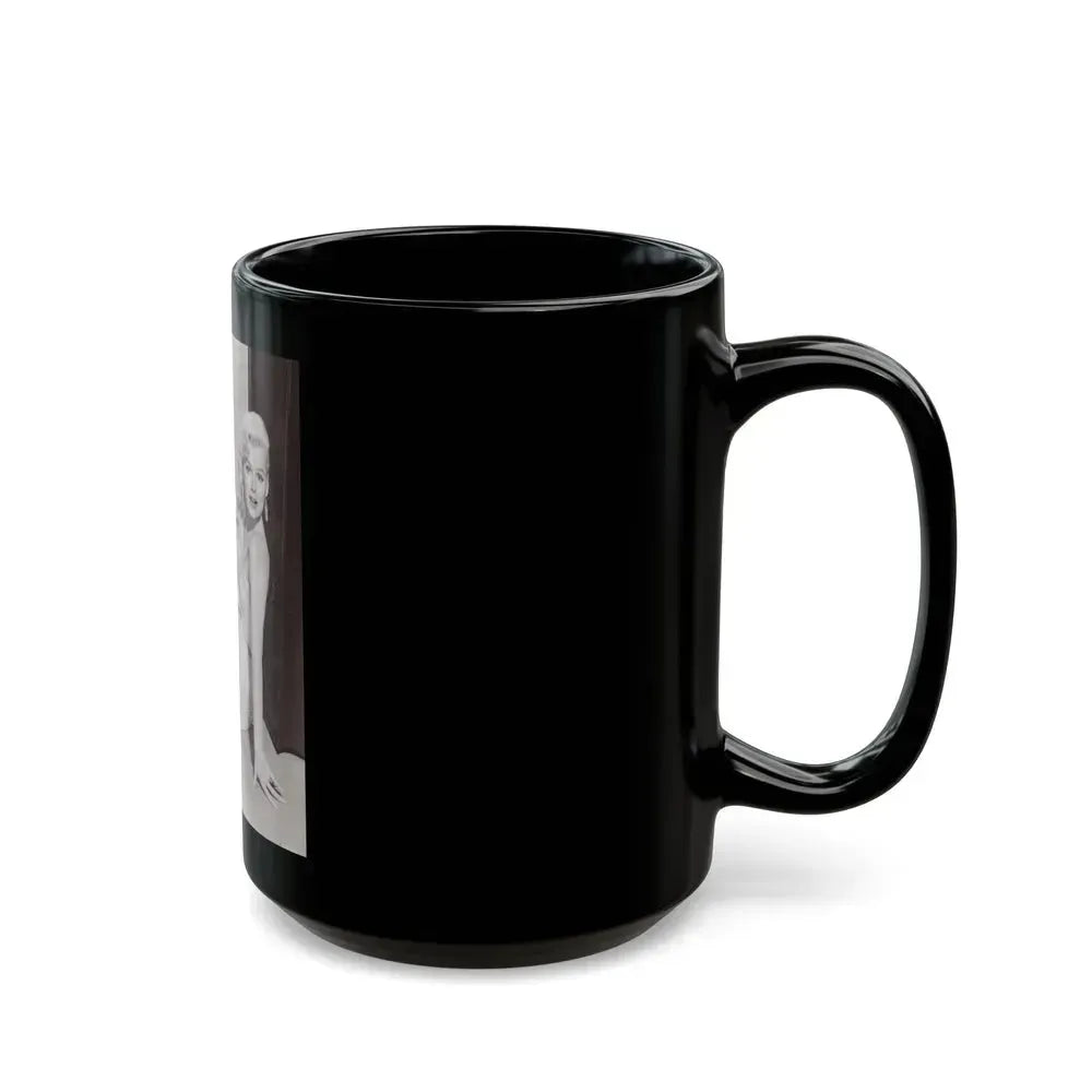 Barbara Lang #37 (Vintage Female Icon) Black Coffee Mug - Go Mug Yourself