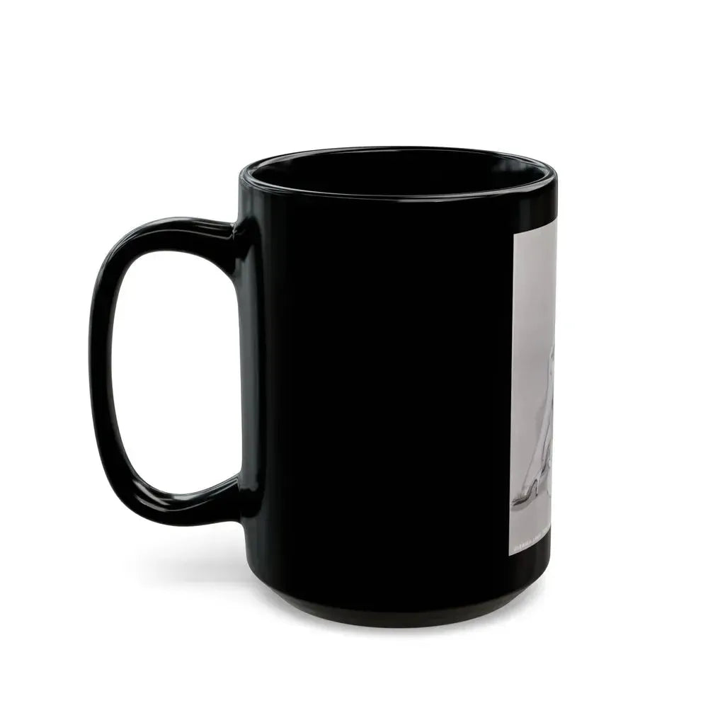 Barbara Lang #37 (Vintage Female Icon) Black Coffee Mug - Go Mug Yourself