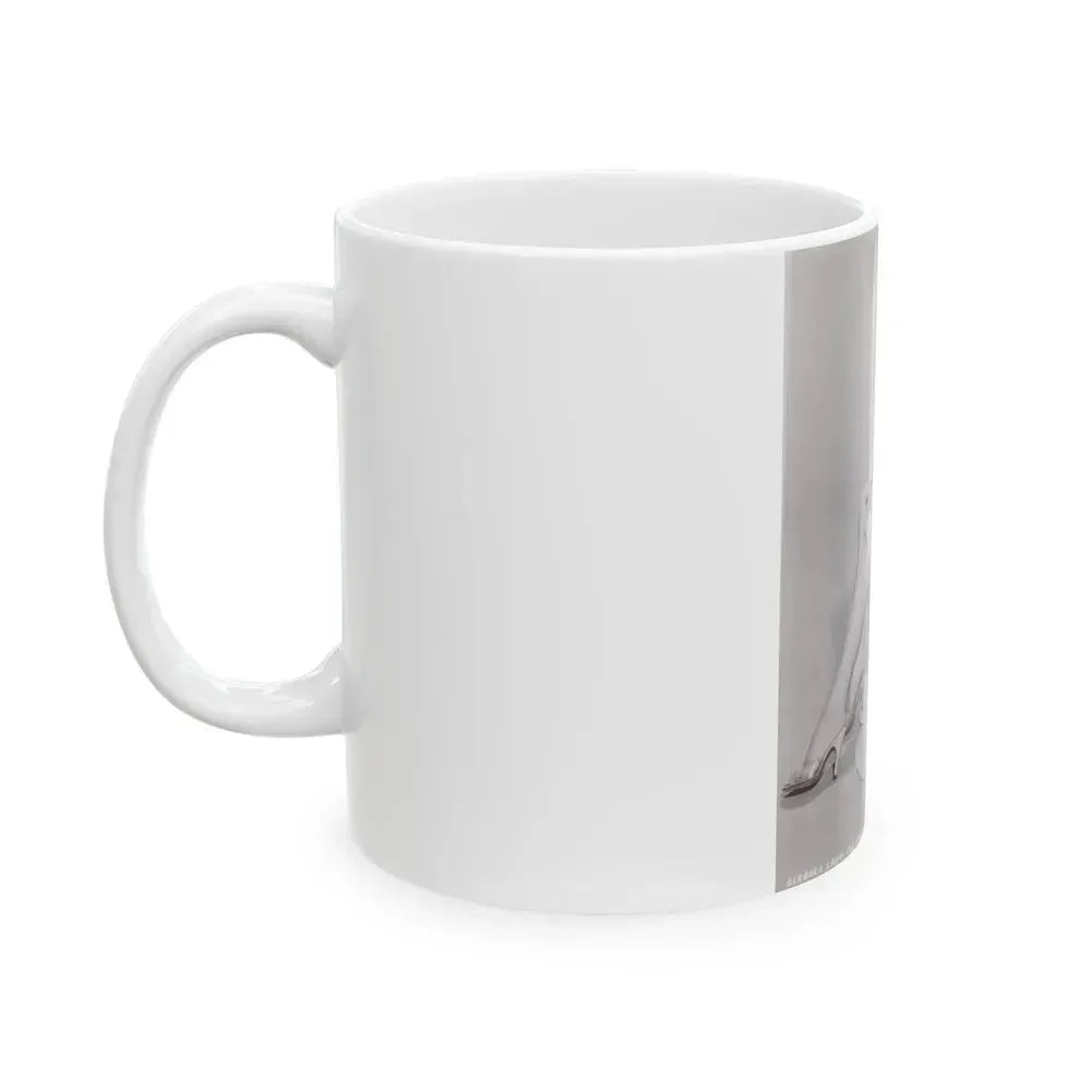 Barbara Lang #37 (Vintage Female Icon) White Coffee Mug - Go Mug Yourself