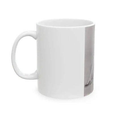 Barbara Lang #37 (Vintage Female Icon) White Coffee Mug - Go Mug Yourself