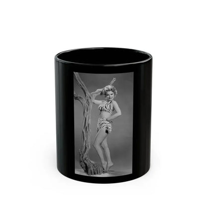 Barbara Lang #38 (Vintage Female Icon) Black Coffee Mug 11oz - Go Mug Yourself