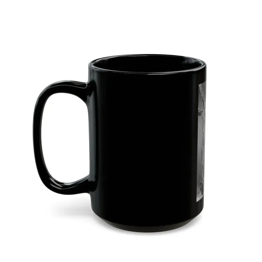 Barbara Lang #38 (Vintage Female Icon) Black Coffee Mug - Go Mug Yourself