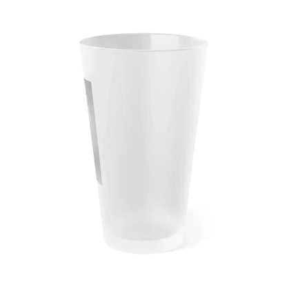 Barbara Lang #38 (Vintage Female Icon) Frosted Pint Glass 16oz - Go Mug Yourself