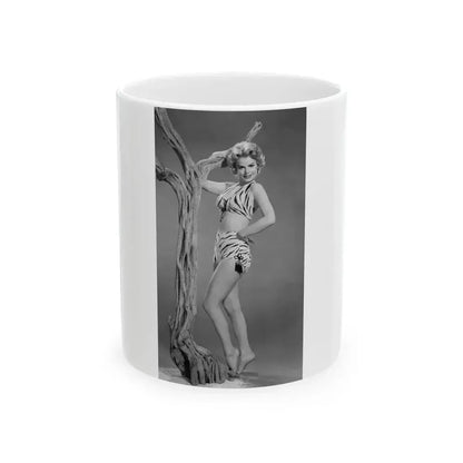 Barbara Lang #38 (Vintage Female Icon) White Coffee Mug 11oz - Go Mug Yourself