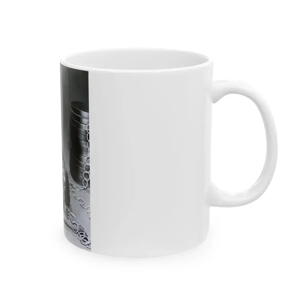 Barbara Lang #39 (Vintage Female Icon) White Coffee Mug - Go Mug Yourself