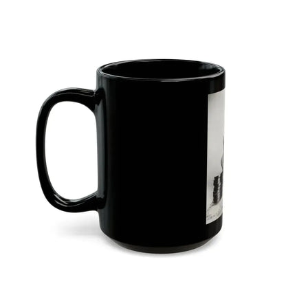 Barbara Lang #42 (Vintage Female Icon) Black Coffee Mug - Go Mug Yourself
