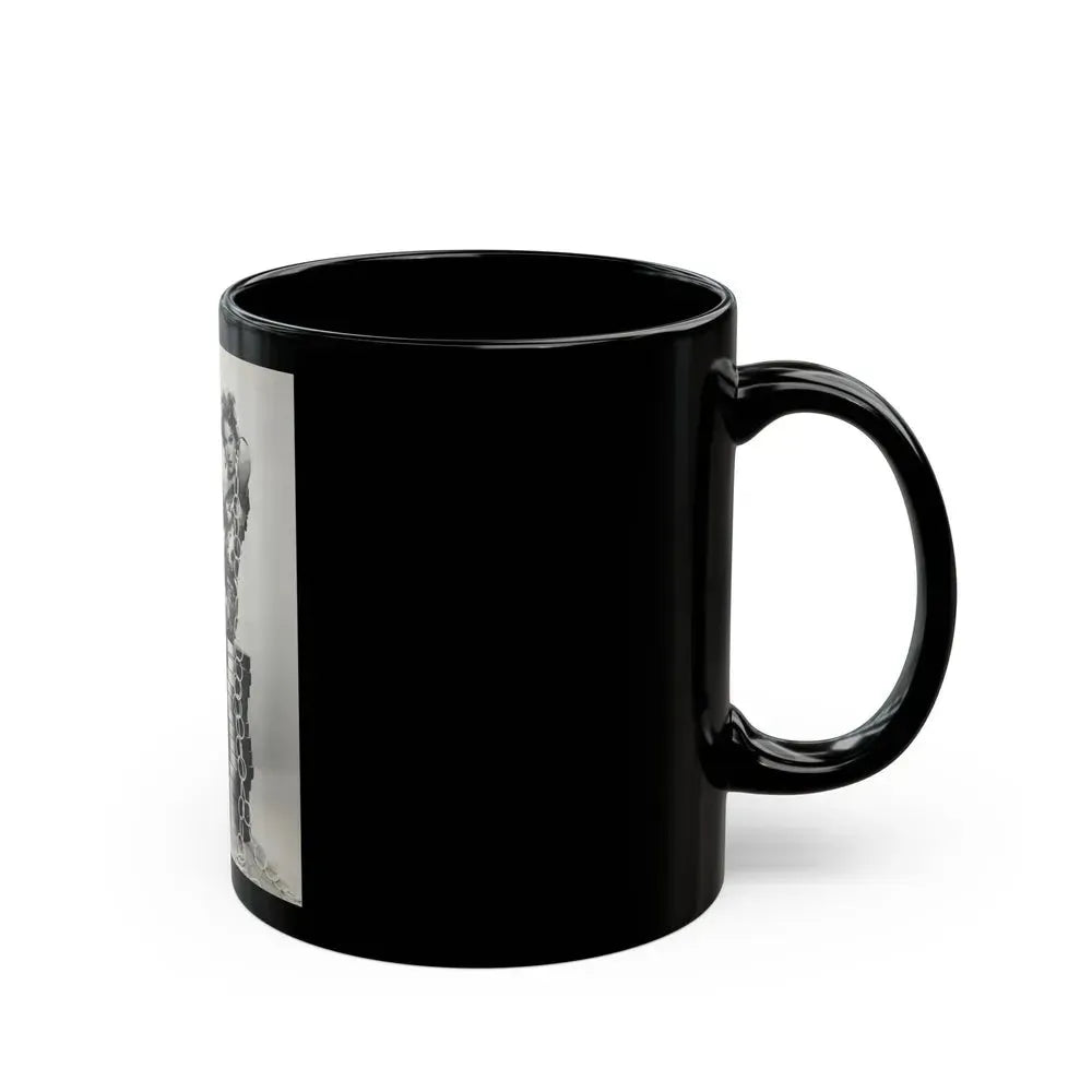 Barbara Lang #42 (Vintage Female Icon) Black Coffee Mug - Go Mug Yourself