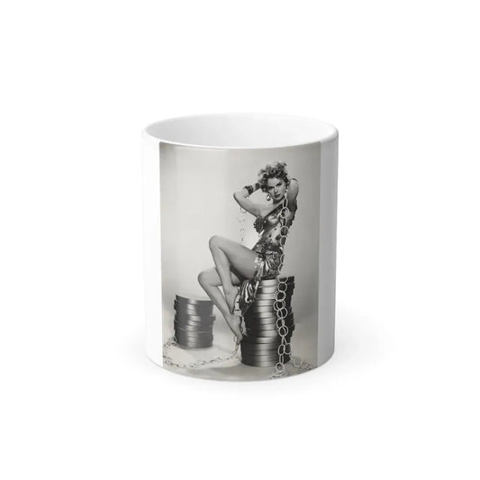 Barbara Lang #42 (Vintage Female Icon) Color Changing Mug 11oz 11oz - Go Mug Yourself