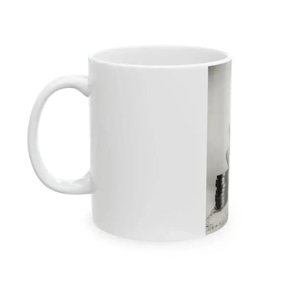 Barbara Lang #42 (Vintage Female Icon) White Coffee Mug - Go Mug Yourself