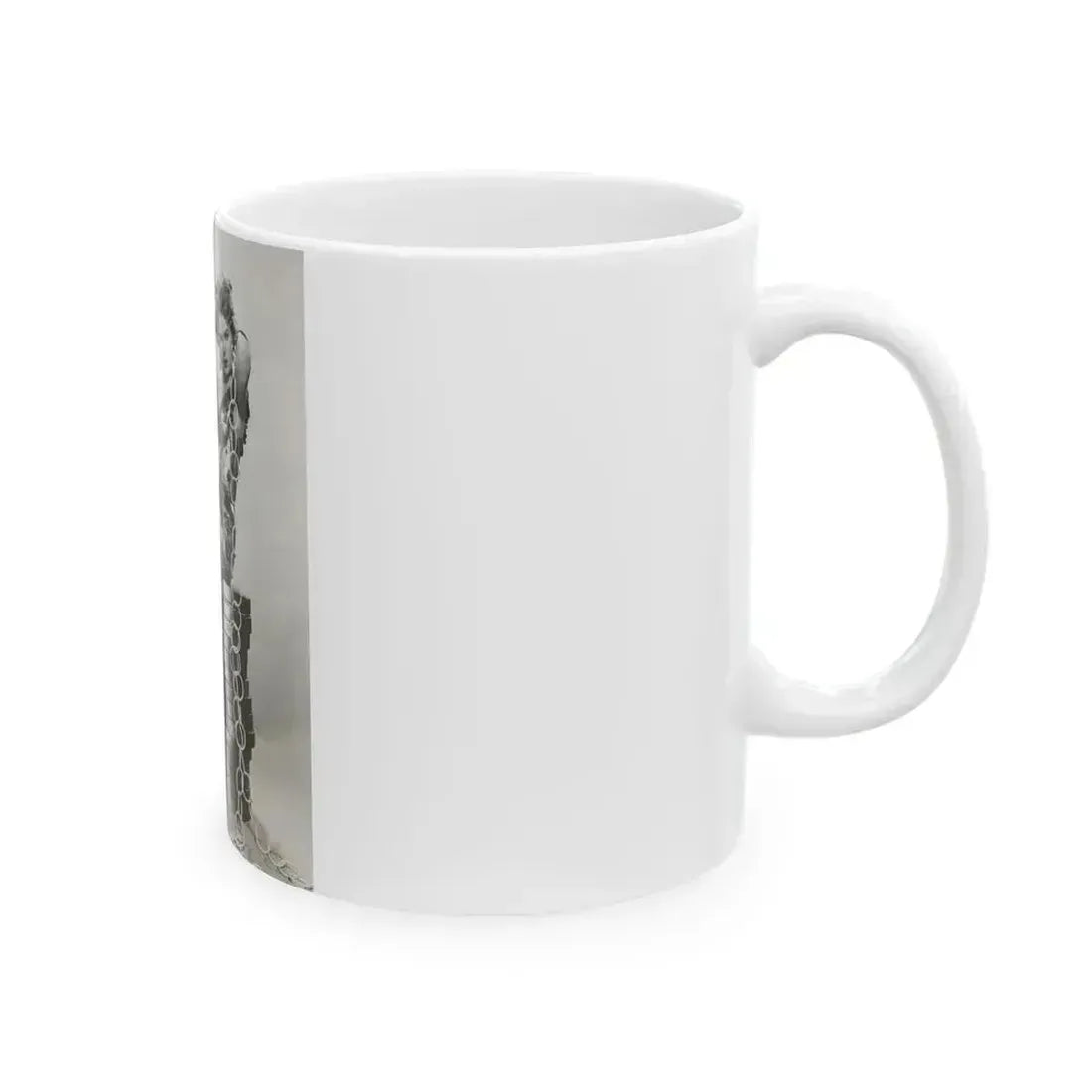 Barbara Lang #42 (Vintage Female Icon) White Coffee Mug - Go Mug Yourself