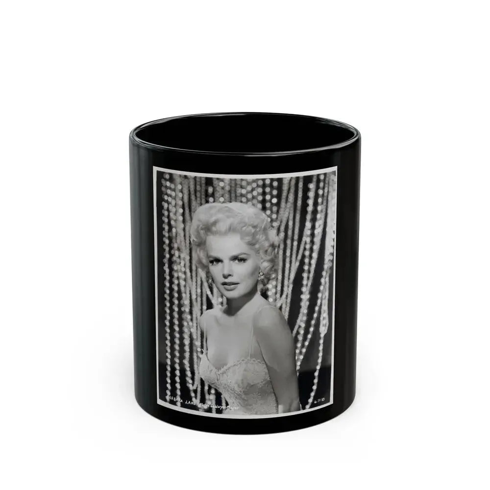 Barbara Lang #68 (Vintage Female Icon) Black Coffee Mug 11oz - Go Mug Yourself