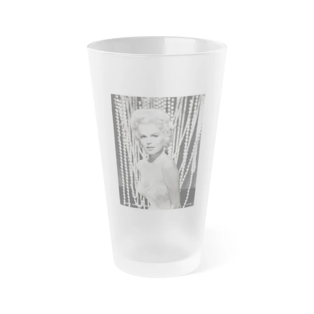 Barbara Lang #68 (Vintage Female Icon) Frosted Pint Glass 16oz-16oz-Frosted-Go Mug Yourself