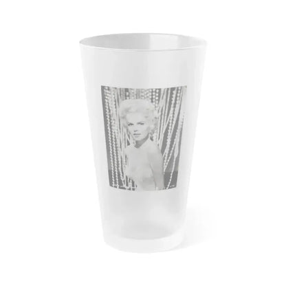 Barbara Lang #68 (Vintage Female Icon) Frosted Pint Glass 16oz 16oz Frosted - Go Mug Yourself