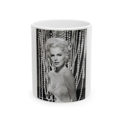 Barbara Lang #68 (Vintage Female Icon) White Coffee Mug-11oz-Go Mug Yourself