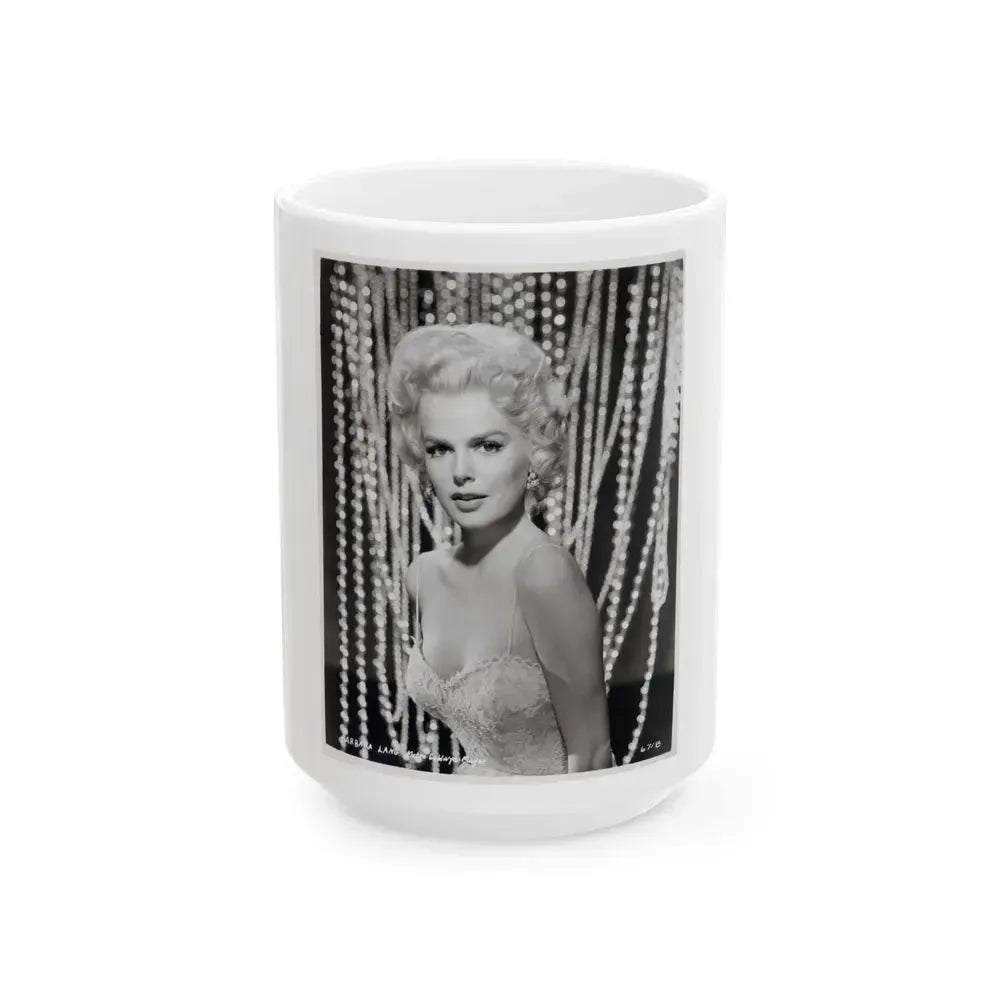 Barbara Lang #68 (Vintage Female Icon) White Coffee Mug 15oz - Go Mug Yourself