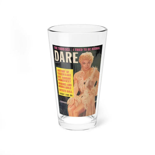 Barbara Nichols #128 - Mag. Cover (Vintage Female Icon) Pint Glass 16oz 16oz - Go Mug Yourself