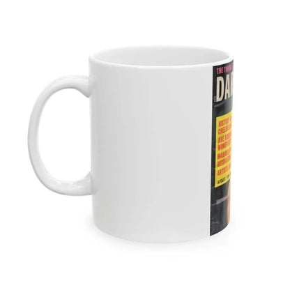Barbara Nichols #128 - Mag. Cover (Vintage Female Icon) White Coffee Mug - Go Mug Yourself