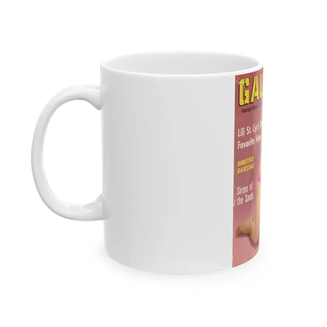 Barbara Nichols #129 - Mag. Cover (Vintage Female Icon) White Coffee Mug - Go Mug Yourself