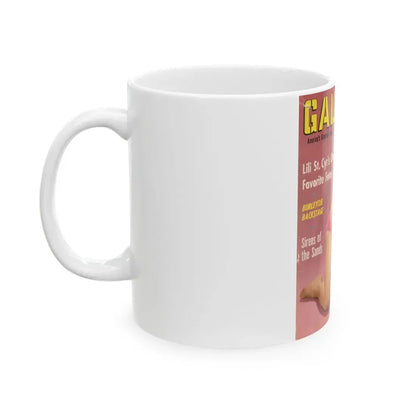 Barbara Nichols #129 - Mag. Cover (Vintage Female Icon) White Coffee Mug - Go Mug Yourself