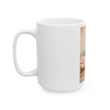 Barbara Nichols #141 (Vintage Female Icon) White Coffee Mug - Go Mug Yourself