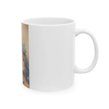 Barbara Nichols #141 (Vintage Female Icon) White Coffee Mug - Go Mug Yourself