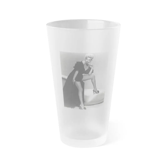 Barbara Nichols #151 (Vintage Female Icon) Frosted Pint Glass 16oz-16oz-Frosted-Go Mug Yourself