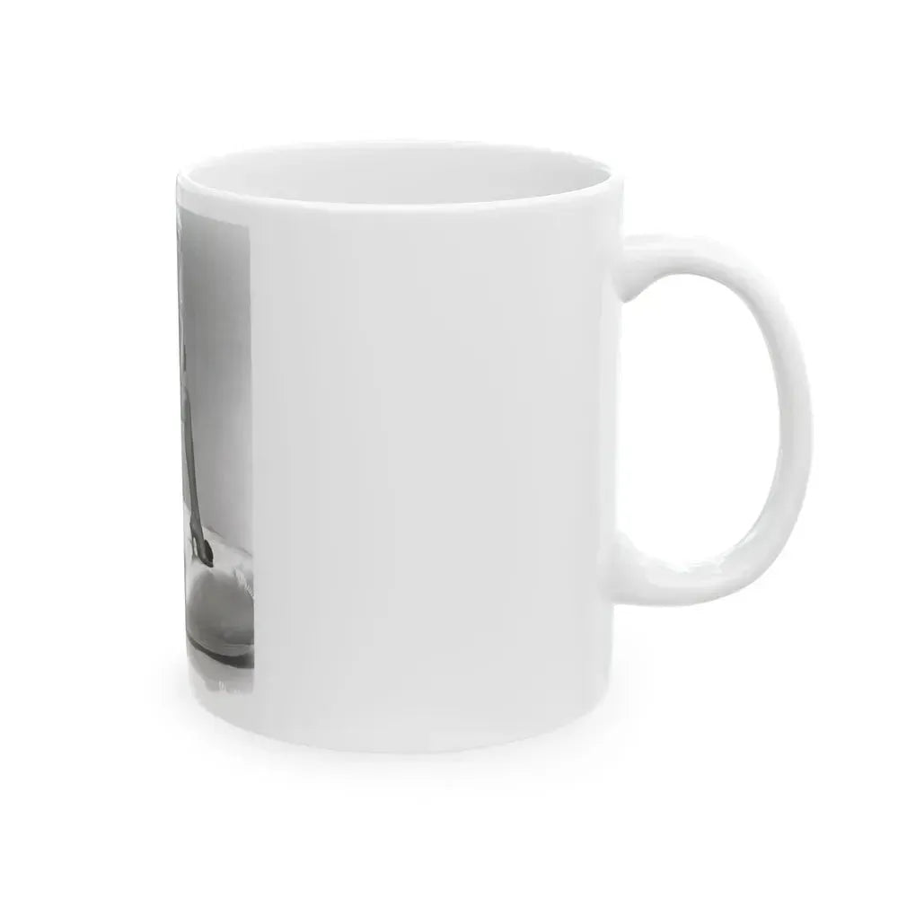Barbara Nichols #151 (Vintage Female Icon) White Coffee Mug - Go Mug Yourself