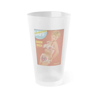 Barbara Nichols #164 - Mag. Cover 1 (Vintage Female Icon) Frosted Pint Glass 16oz 16oz Frosted - Go Mug Yourself