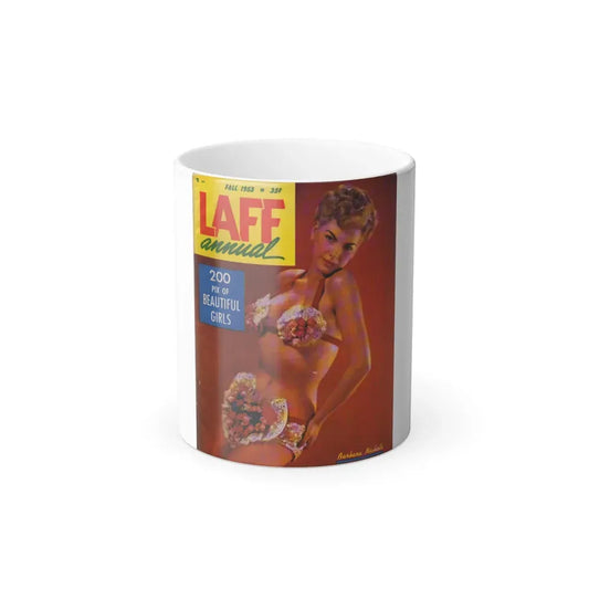 Barbara Nichols #164 - Mag. Cover (Vintage Female Icon) Color Changing Mug 11oz 11oz - Go Mug Yourself