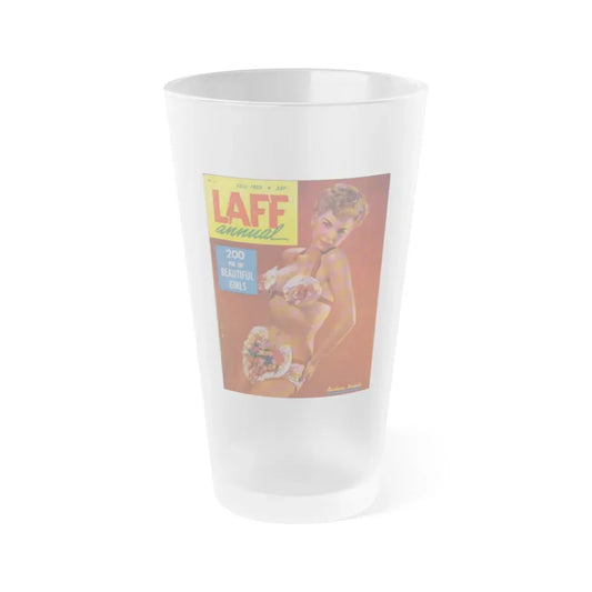 Barbara Nichols #164 - Mag. Cover (Vintage Female Icon) Frosted Pint Glass 16oz 16oz Frosted - Go Mug Yourself