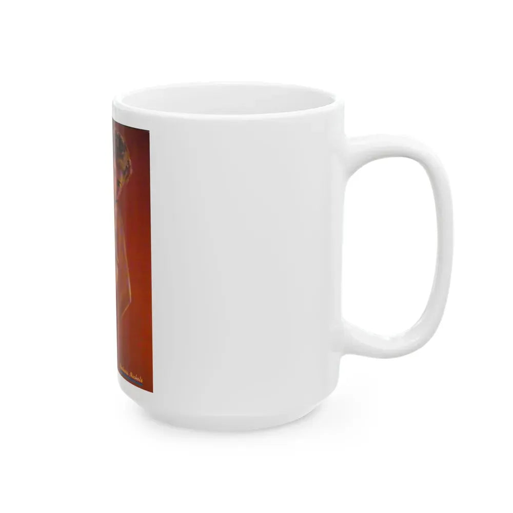 Barbara Nichols #164 - Mag. Cover (Vintage Female Icon) White Coffee Mug - Go Mug Yourself