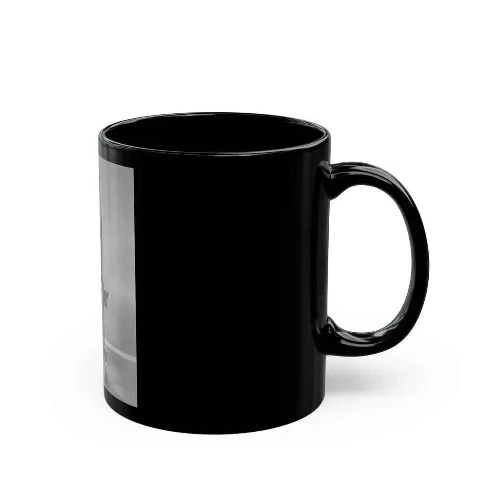 Barbara Nichols #191 (Vintage Female Icon) Black Coffee Mug - Go Mug Yourself