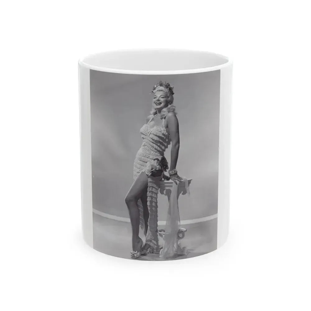 Barbara Nichols #191 (Vintage Female Icon) White Coffee Mug 11oz - Go Mug Yourself