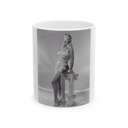 Barbara Nichols #191 (Vintage Female Icon) White Coffee Mug 11oz - Go Mug Yourself
