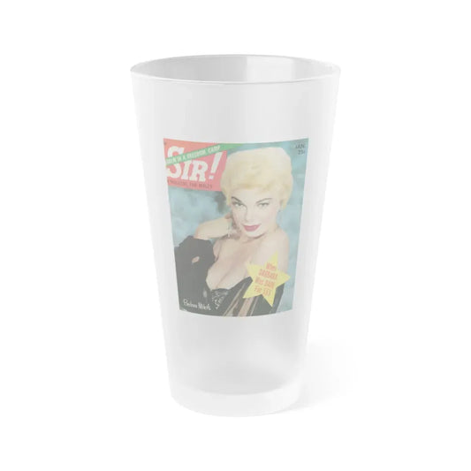 Barbara Nichols #20 - Mag. Cover (Vintage Female Icon) Frosted Pint Glass 16oz 16oz Frosted - Go Mug Yourself