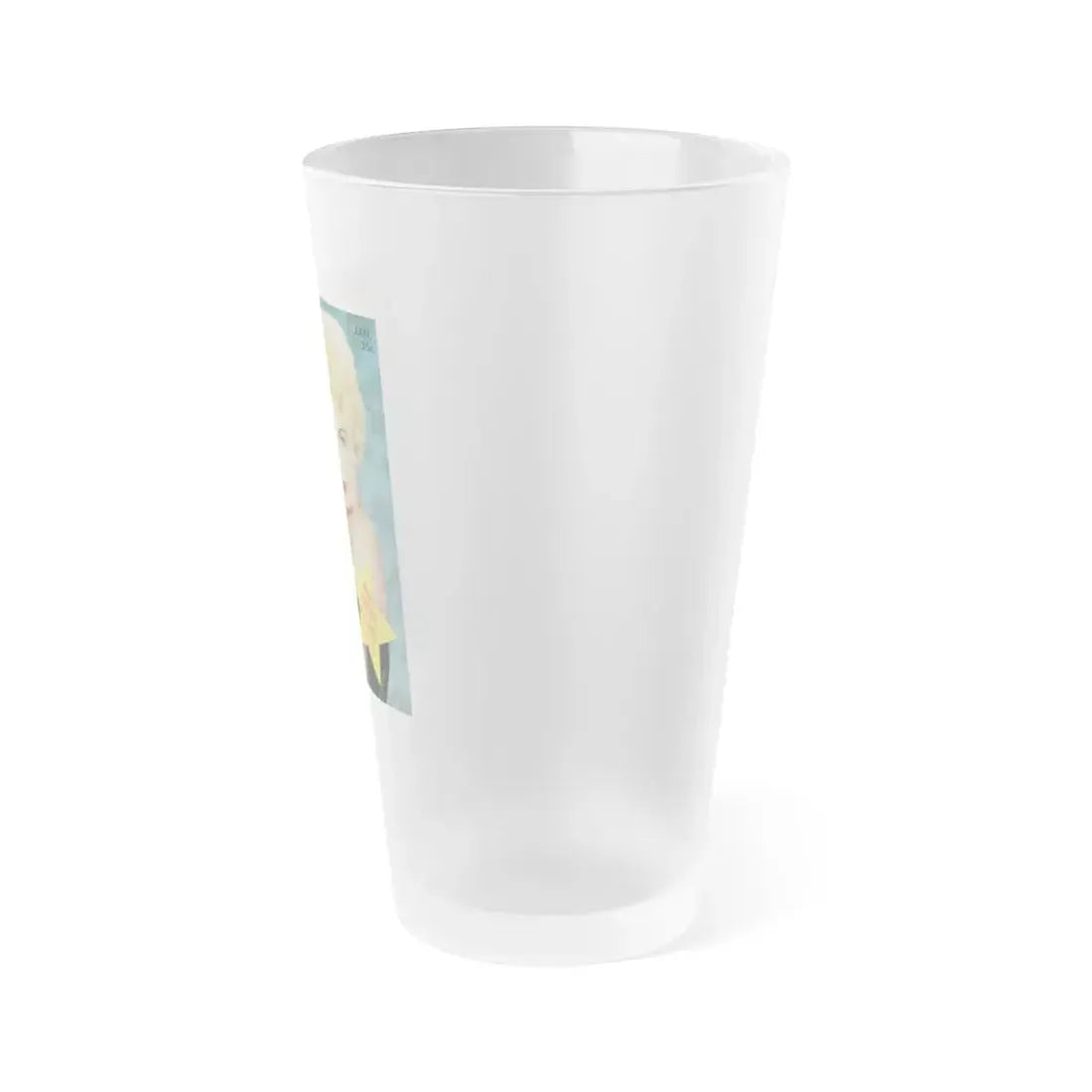 Barbara Nichols #20 - Mag. Cover (Vintage Female Icon) Frosted Pint Glass 16oz - Go Mug Yourself