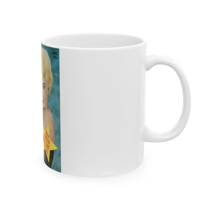Barbara Nichols #20 - Mag. Cover (Vintage Female Icon) White Coffee Mug - Go Mug Yourself