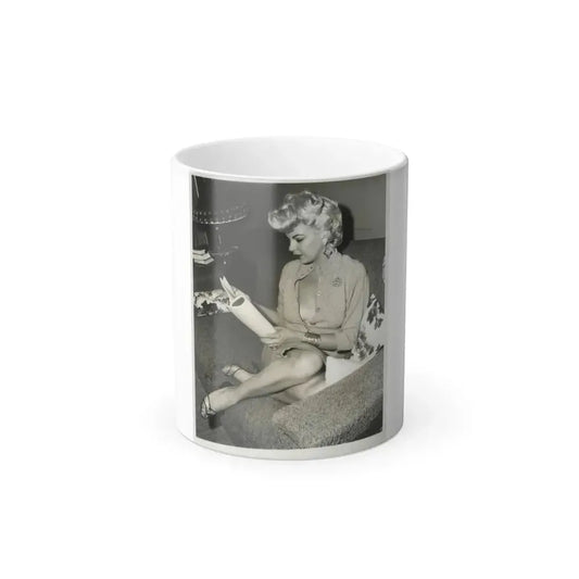Barbara Nichols #210 (Vintage Female Icon) Color Changing Mug 11oz 11oz - Go Mug Yourself
