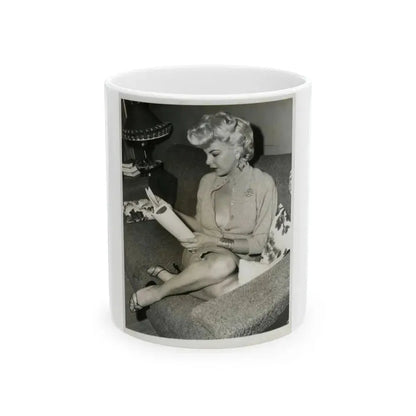 Barbara Nichols #210 (Vintage Female Icon) White Coffee Mug 11oz - Go Mug Yourself