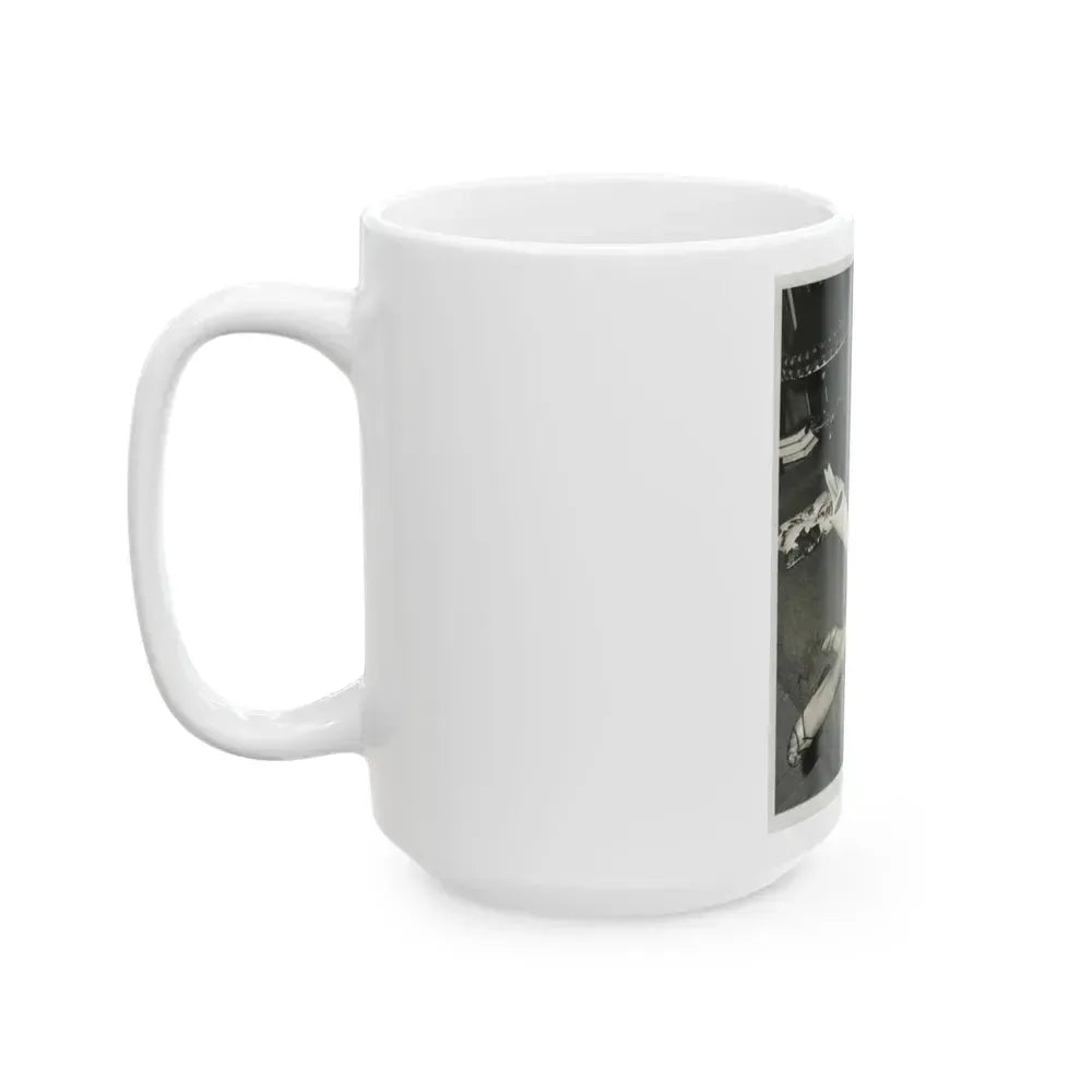 Barbara Nichols #210 (Vintage Female Icon) White Coffee Mug - Go Mug Yourself