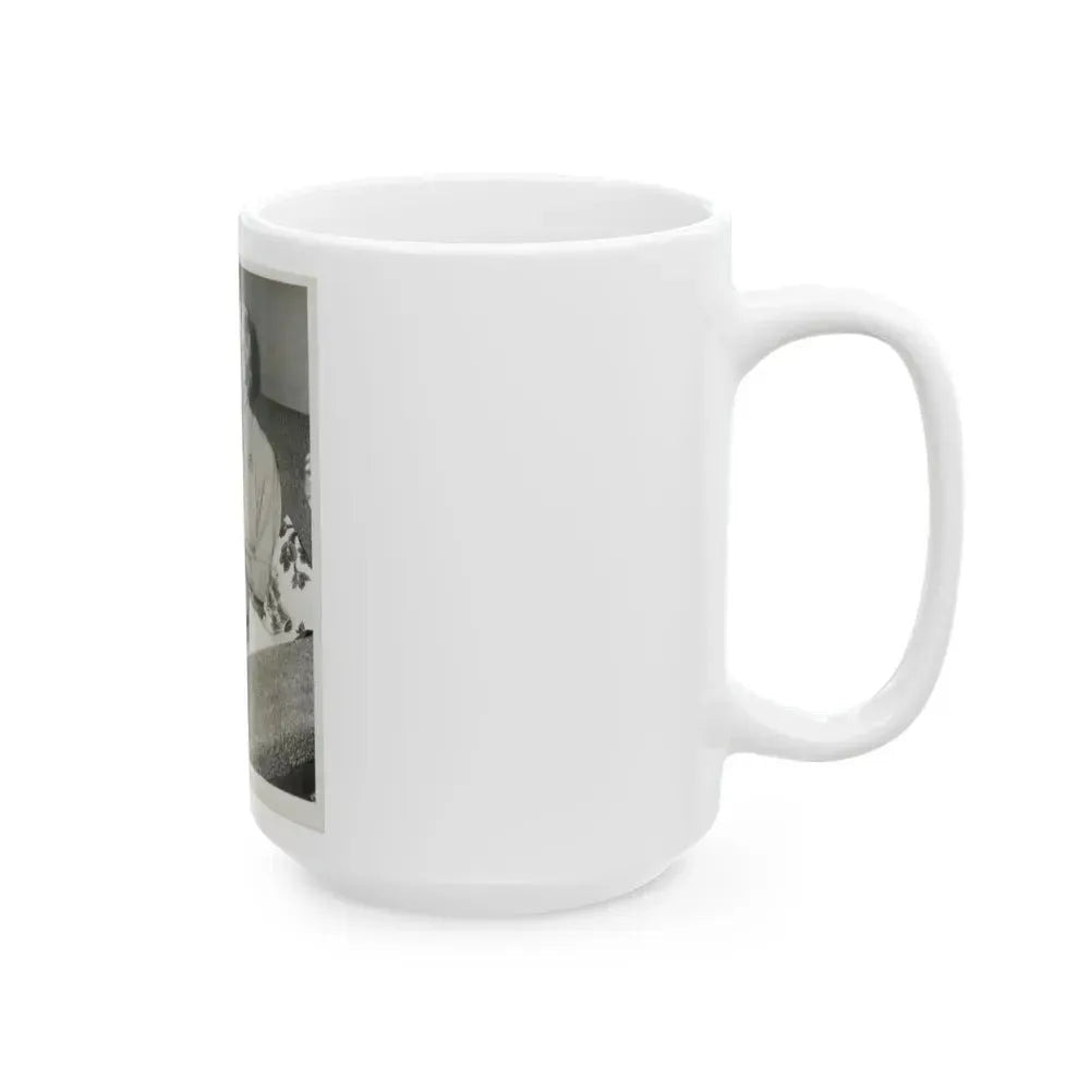 Barbara Nichols #210 (Vintage Female Icon) White Coffee Mug - Go Mug Yourself